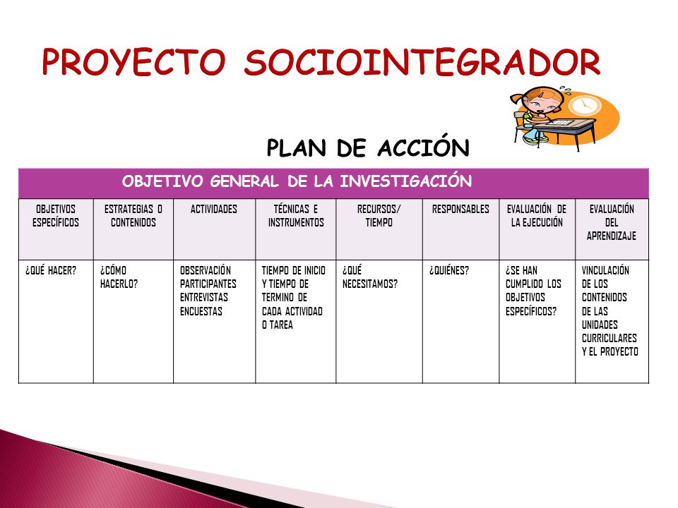 PROYECTO SOCIOINTEGRADOR