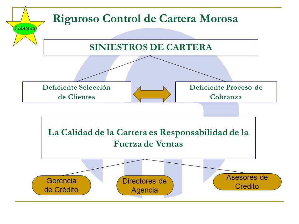 Riguroso Control de Cartera Morosa