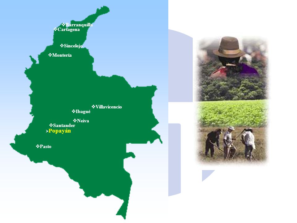 Barranquilla Cartagena Sincelejo Montería Villavicencio Ibagué Neiva