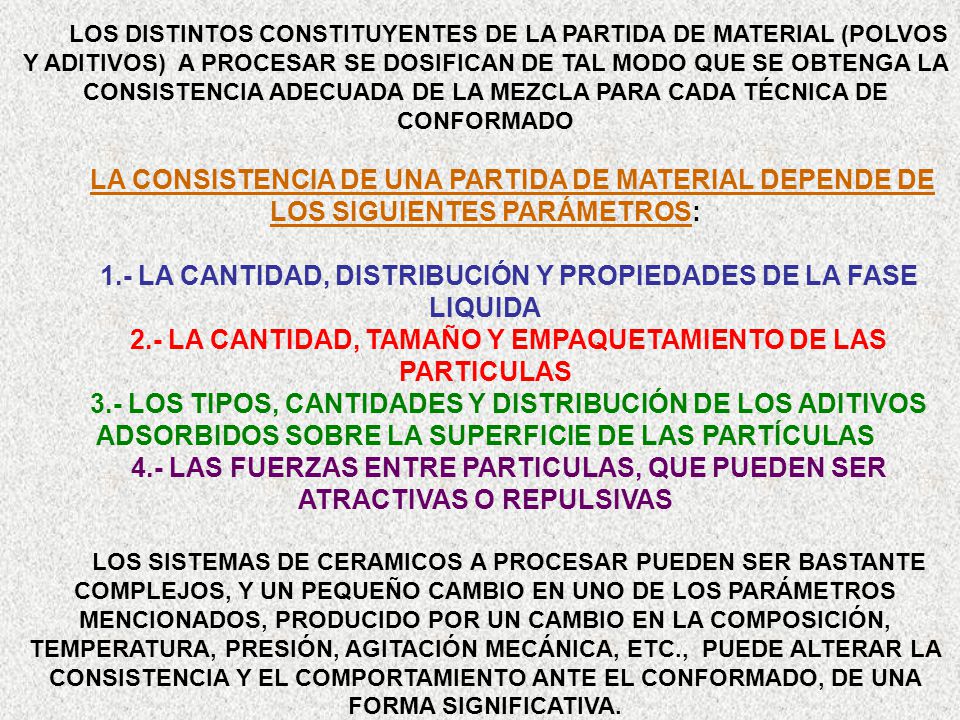 1.- LA CANTIDAD, DISTRIBUCIÓN Y PROPIEDADES DE LA FASE LIQUIDA