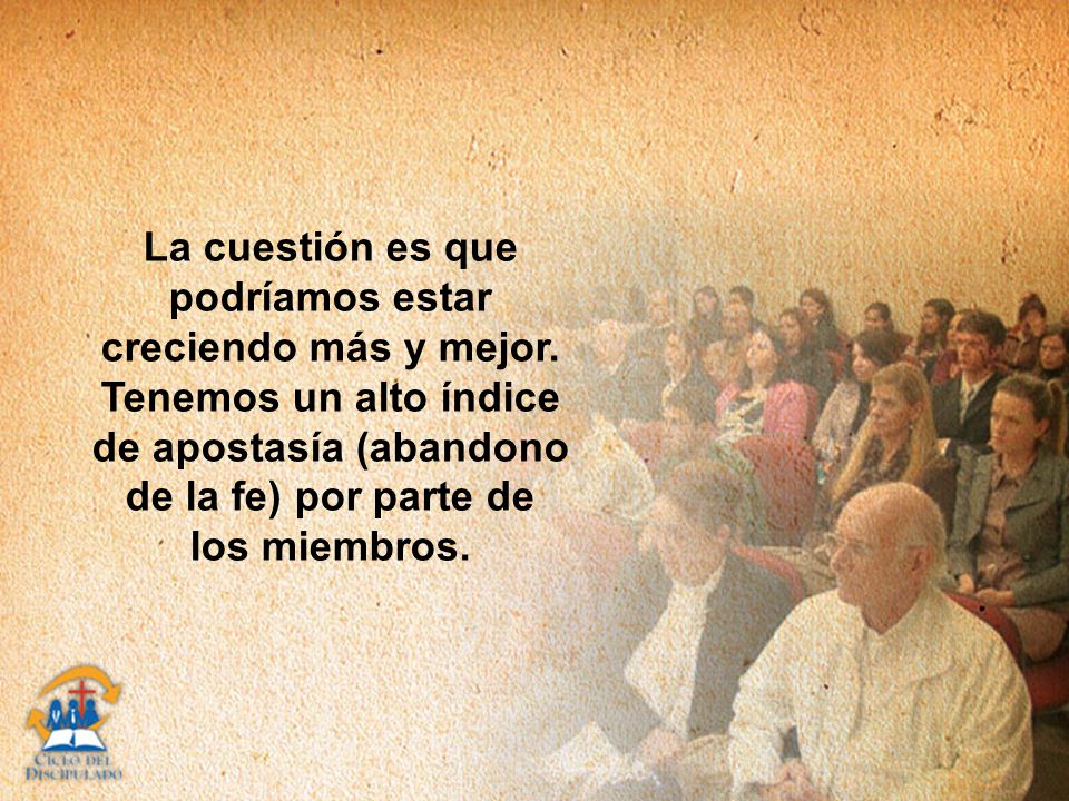 La cuestión es que podríamos estar creciendo más y mejor