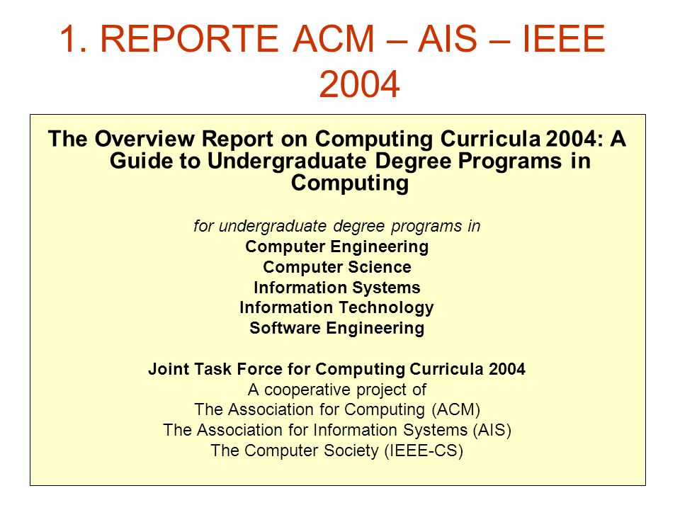 Information Technology Joint Task Force for Computing Curricula 2004