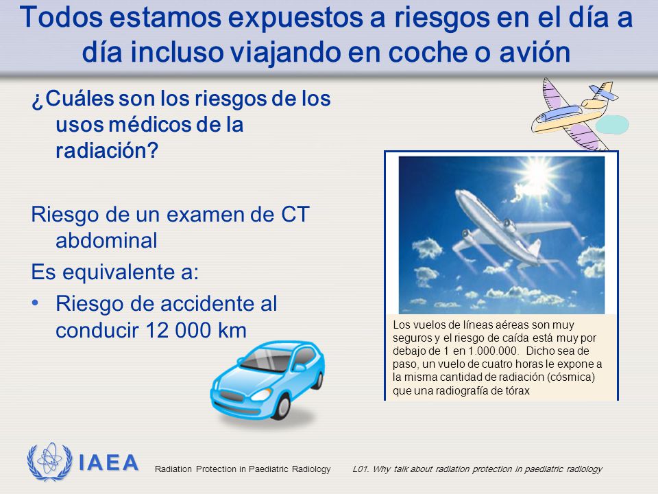 Todos estamos expuestos a riesgos en el día a día incluso viajando en coche o avión
