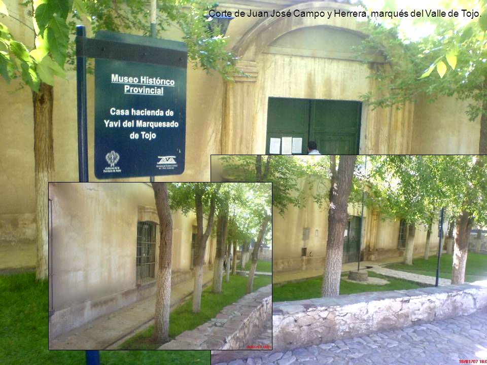 Corte de Juan José Campo y Herrera, marqués del Valle de Tojo.