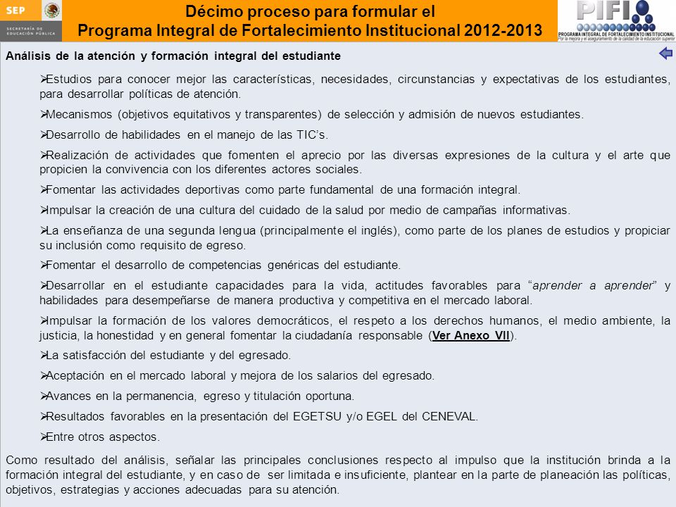 Análisis de la atención y formación integral del estudiante