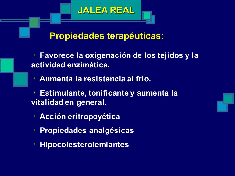 Propiedades terapéuticas: