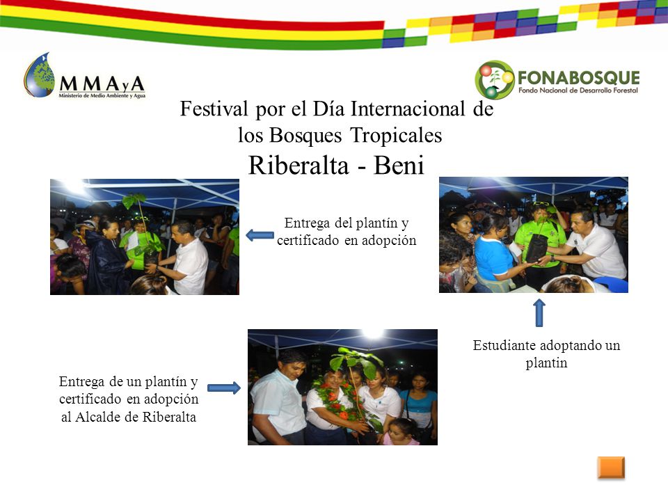 Festival por el Día Internacional de los Bosques Tropicales Riberalta - Beni