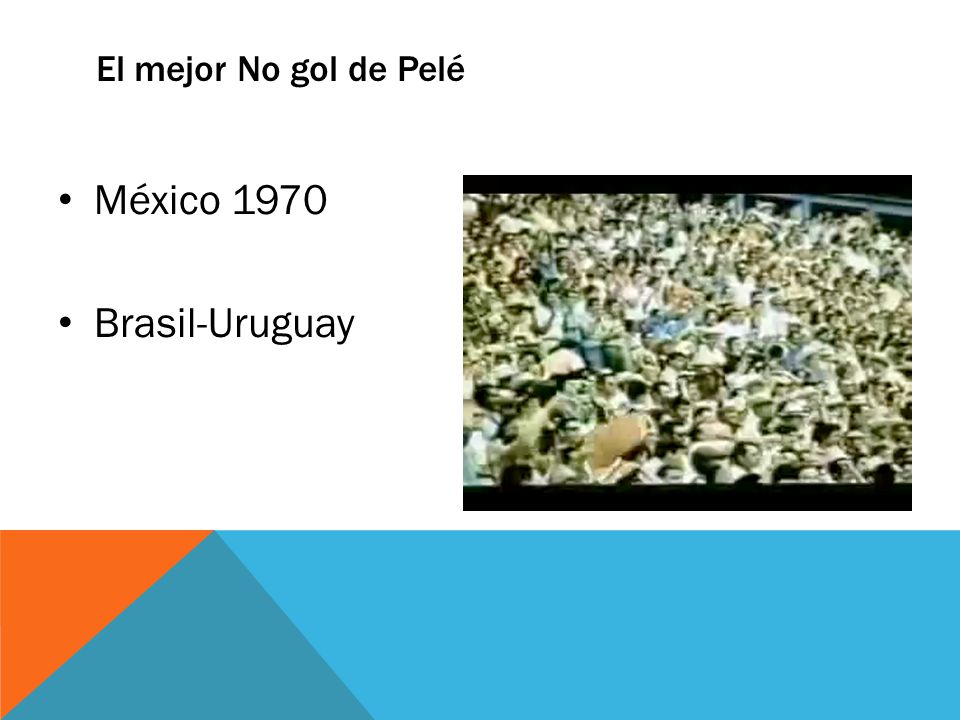 El mejor No gol de Pelé México 1970 Brasil-Uruguay