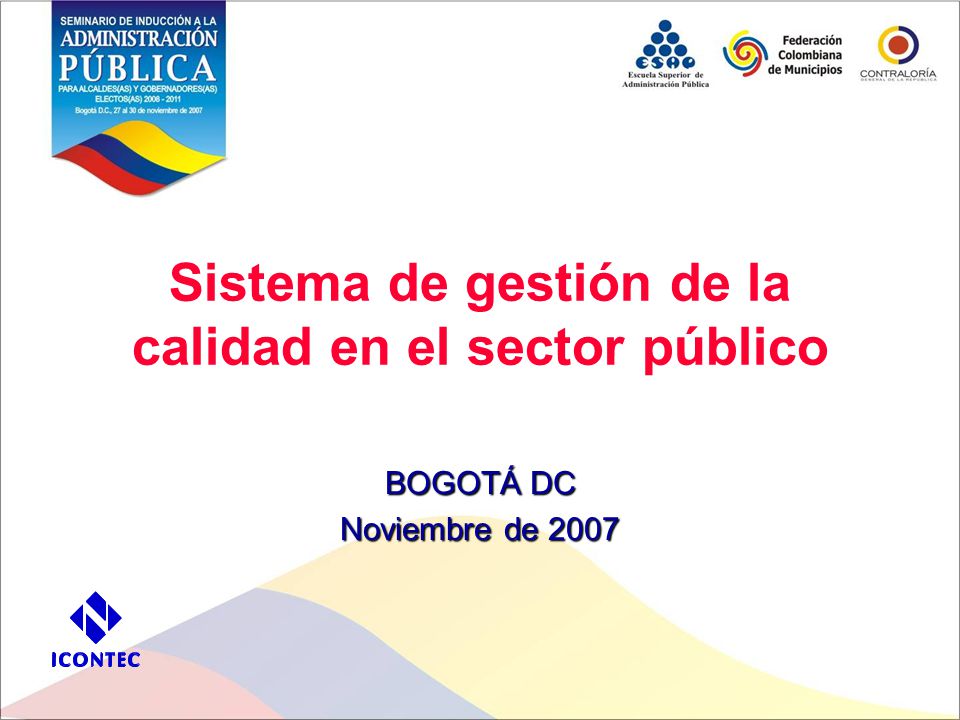 Sistema de gestión de la calidad en el sector público