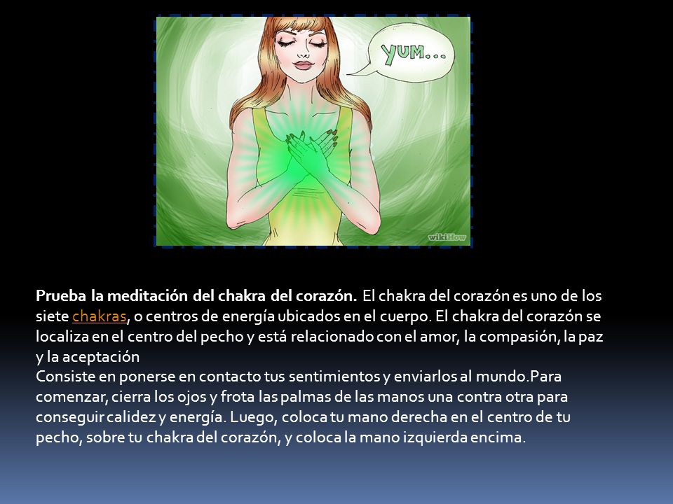 Prueba la meditación del chakra del corazón