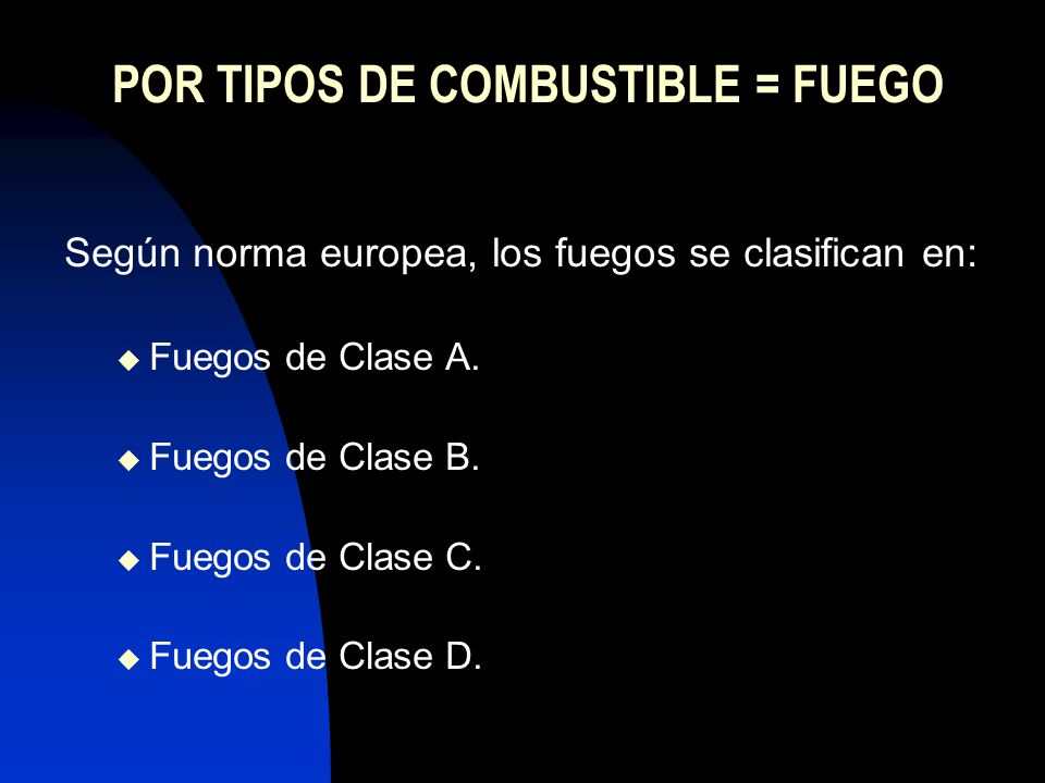 POR TIPOS DE COMBUSTIBLE = FUEGO