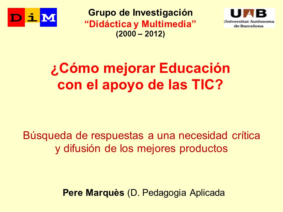 ¿Cómo mejorar Educación con el apoyo de las TIC