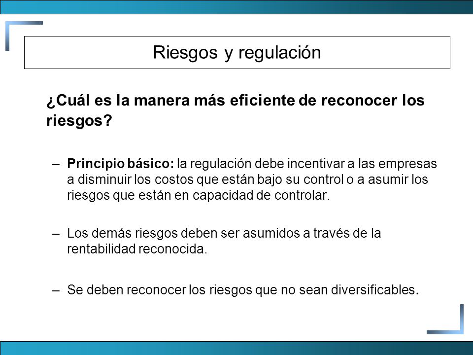 ¿Cuál es la manera más eficiente de reconocer los riesgos