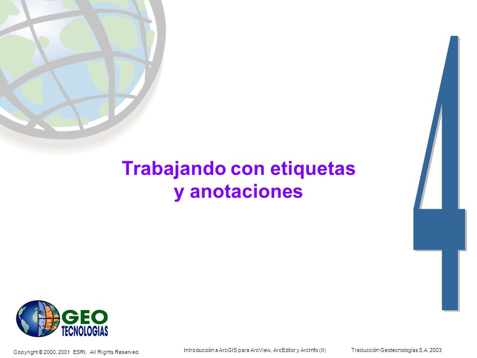 Trabajando con etiquetas y anotaciones