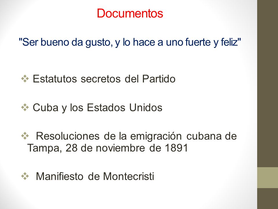 Documentos Ser bueno da gusto, y lo hace a uno fuerte y feliz
