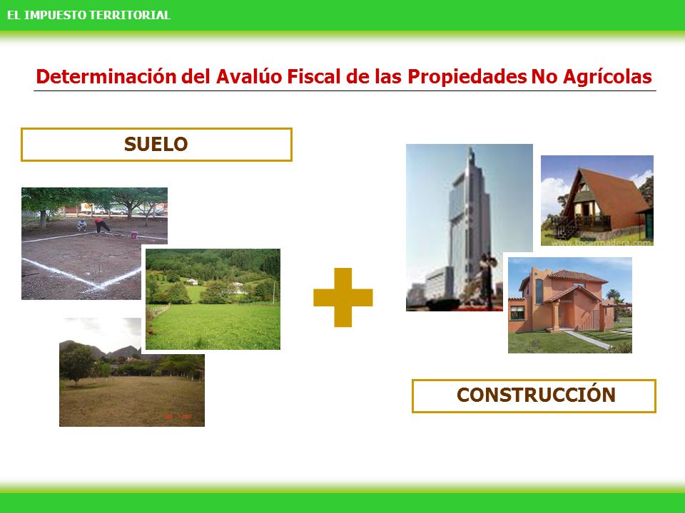 + Determinación del Avalúo Fiscal de las Propiedades No Agrícolas