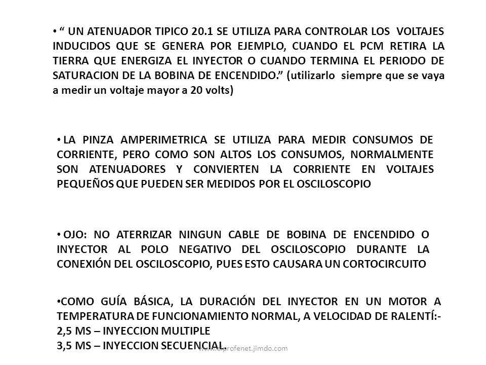 2,5 MS – INYECCION MULTIPLE 3,5 MS – INYECCION SECUENCIAL.