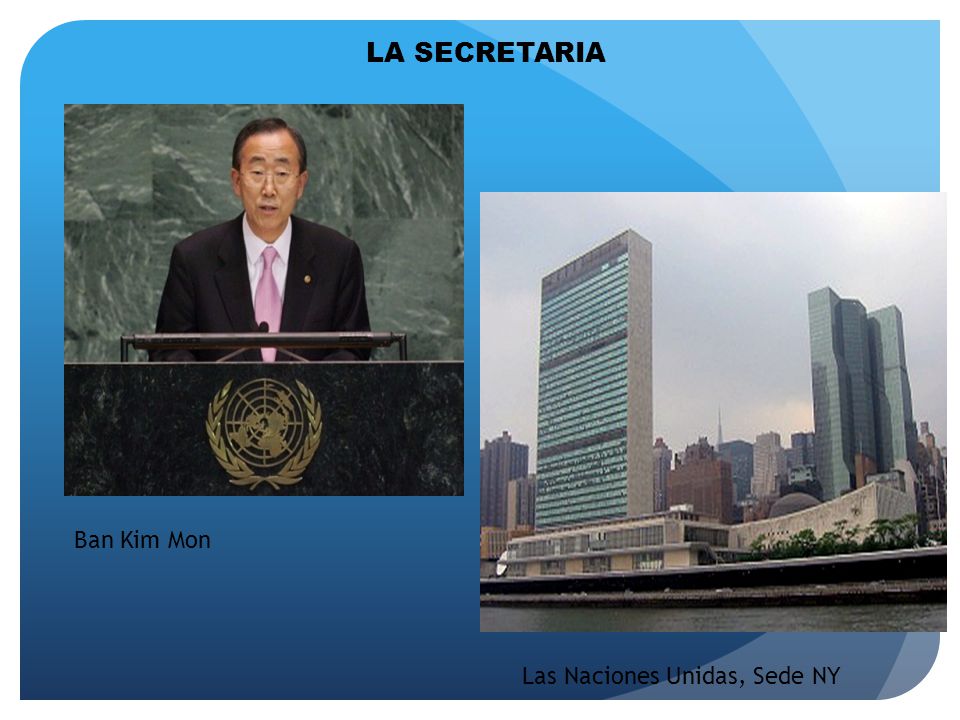 LA SECRETARIA Ban Kim Mon Las Naciones Unidas, Sede NY