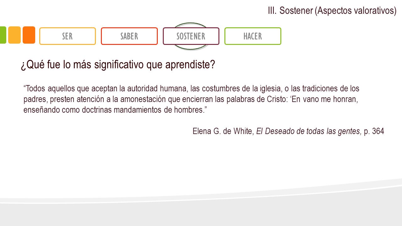 ¿Qué fue lo más significativo que aprendiste