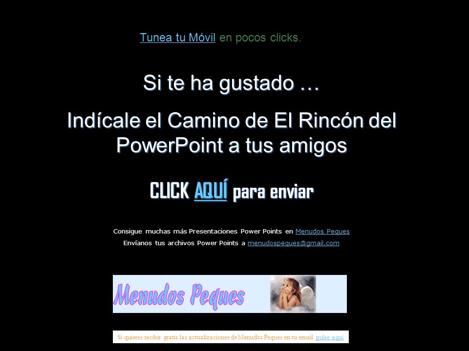 Indícale el Camino de El Rincón del PowerPoint a tus amigos