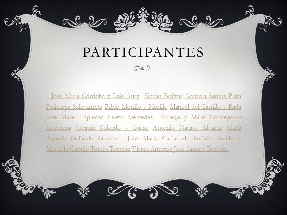Participantes
