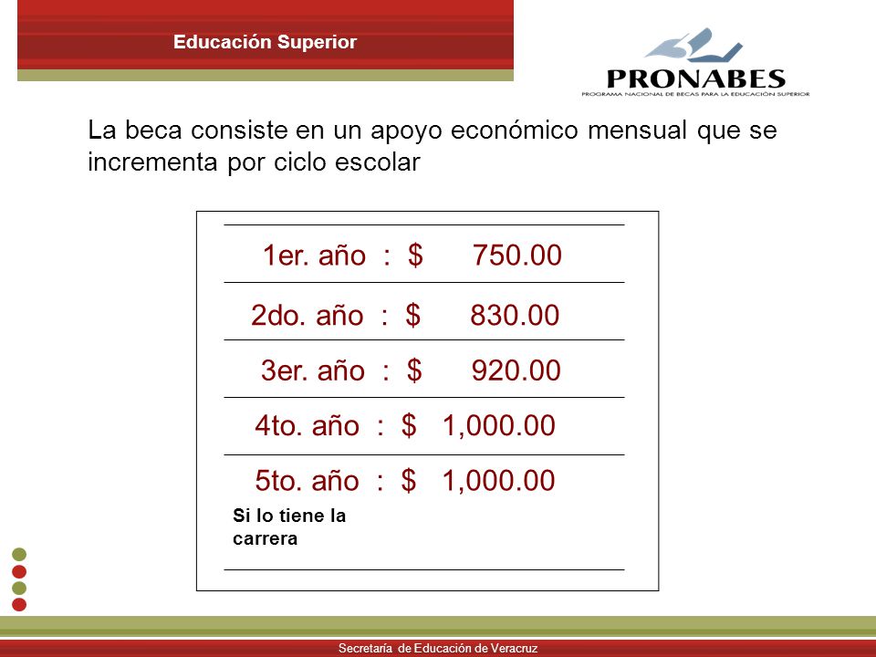 1er. año : $ do. año : $ er. año : $