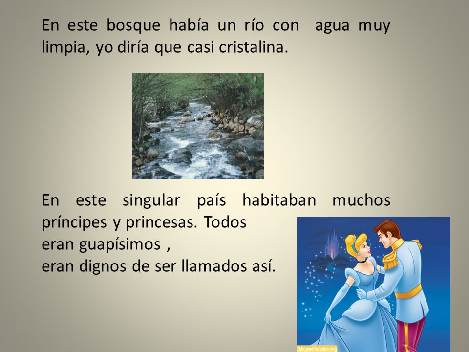 En este bosque había un río con agua muy limpia, yo diría que casi cristalina.