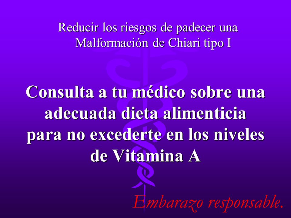 Reducir los riesgos de padecer una Malformación de Chiari tipo I