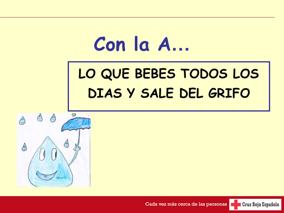 LO QUE BEBES TODOS LOS DIAS Y SALE DEL GRIFO