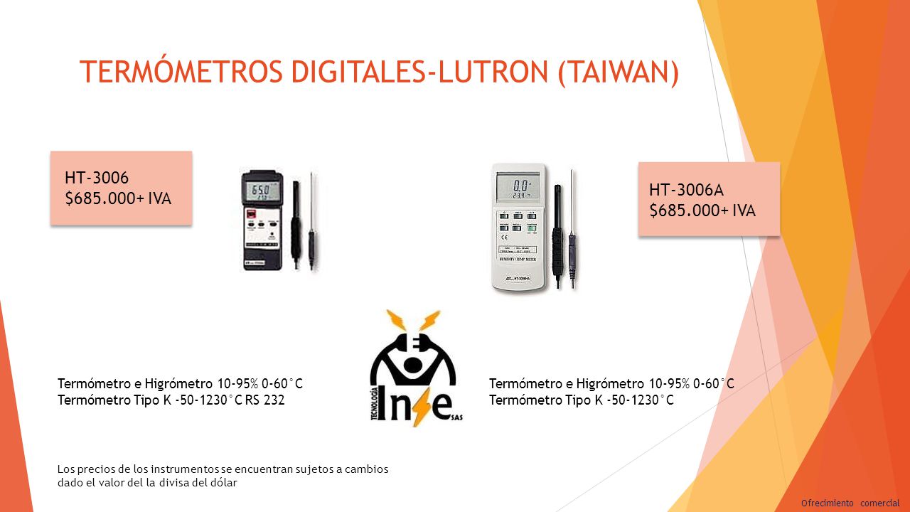 TERMÓMETROS DIGITALES-LUTRON (TAIWAN)