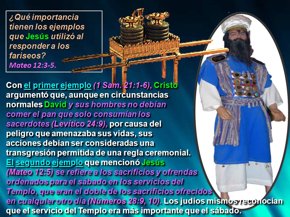 ¿Qué importancia tienen los ejemplos que Jesús utilizó al responder a los fariseos