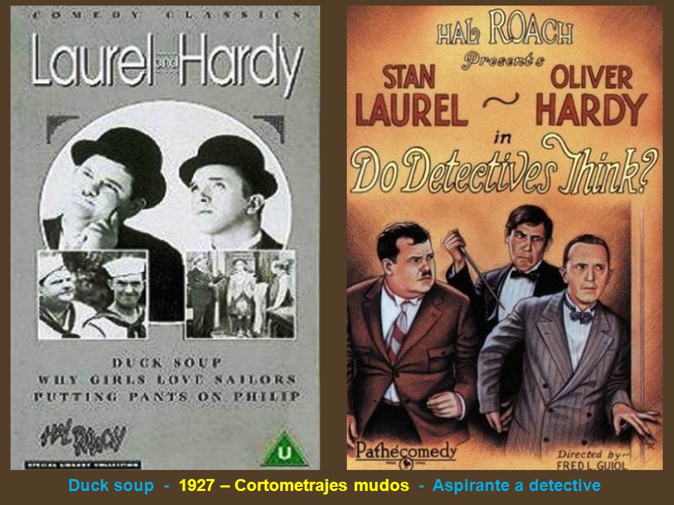 Duck soup – Cortometrajes mudos - Aspirante a detective