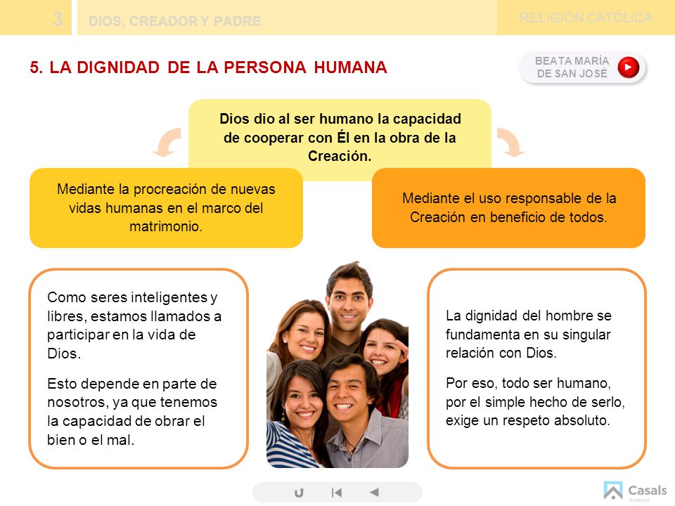 Mediante el uso responsable de la Creación en beneficio de todos.