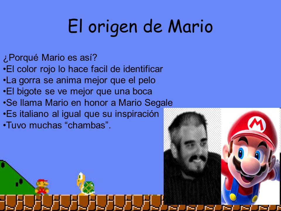 El origen de Mario ¿Porqué Mario es así