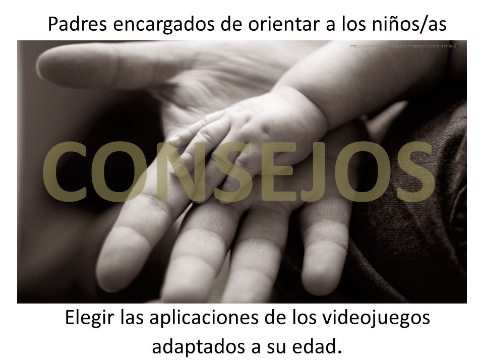 CONSEJOS Padres encargados de orientar a los niños/as
