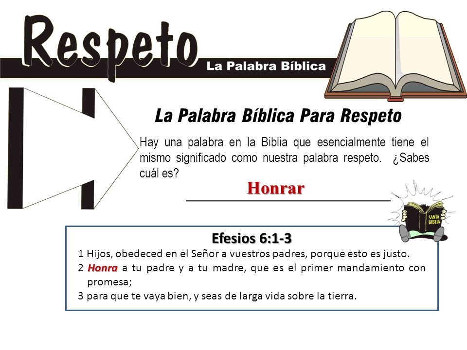 La Palabra Bíblica Para Respeto