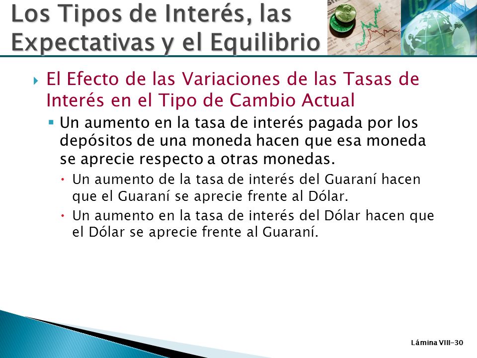 Los Tipos de Interés, las Expectativas y el Equilibrio