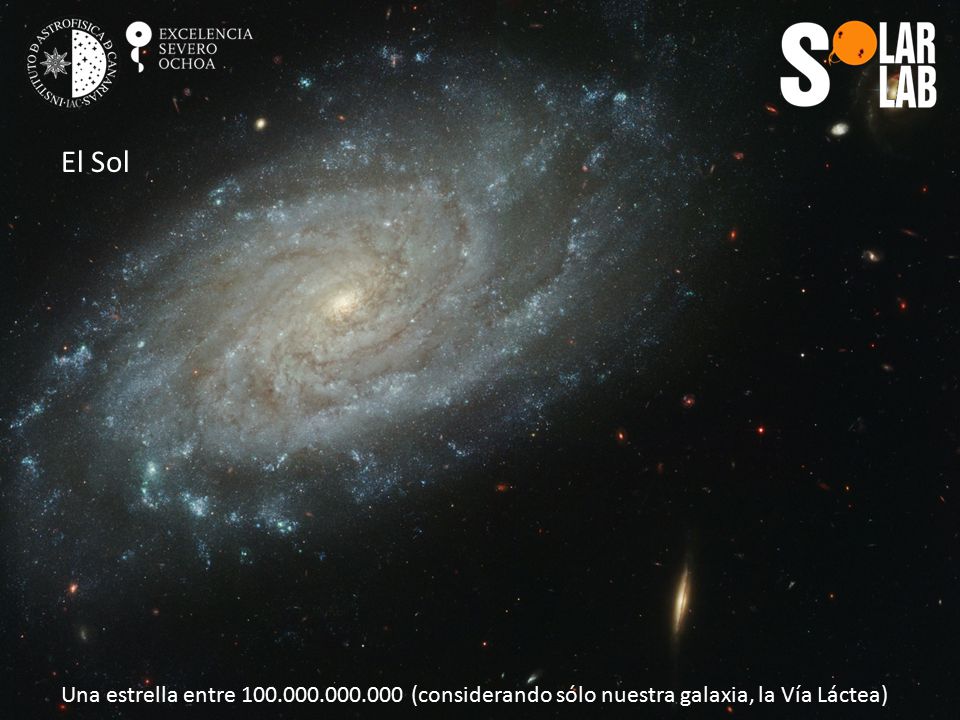 El Sol Una estrella entre (considerando sólo nuestra galaxia, la Vía Láctea)