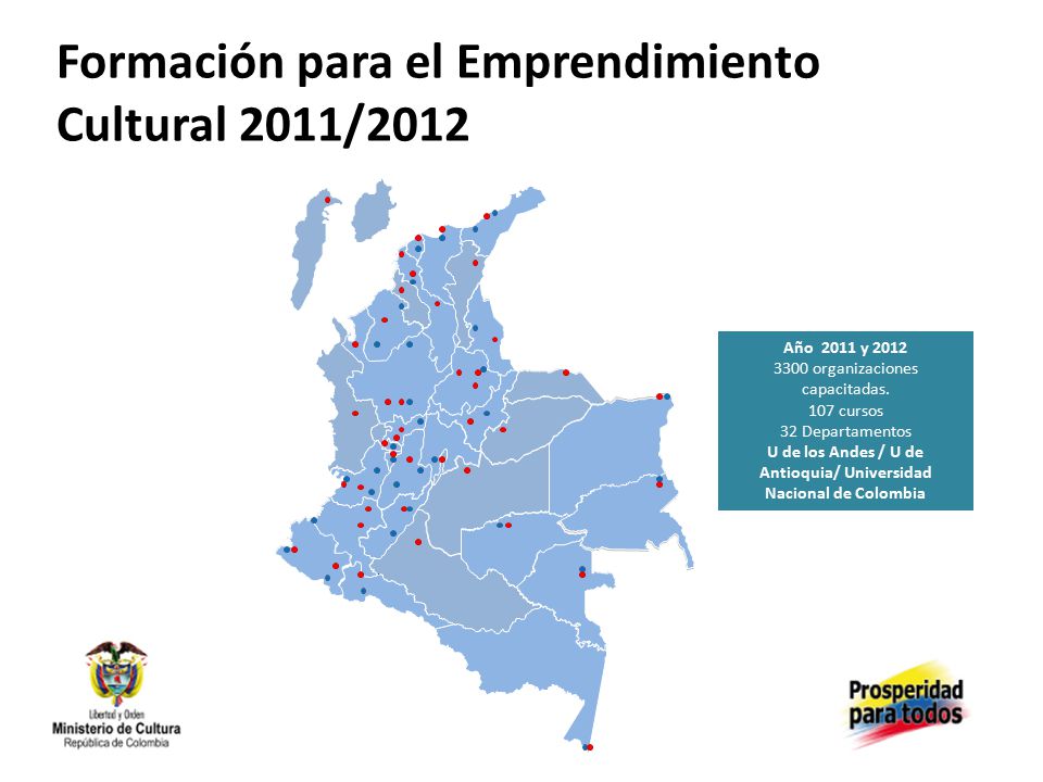 U de los Andes / U de Antioquia/ Universidad Nacional de Colombia