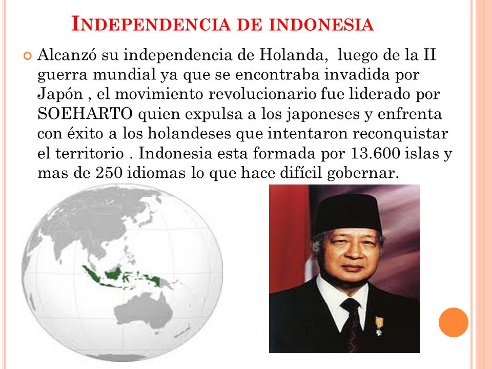 Independencia de indonesia