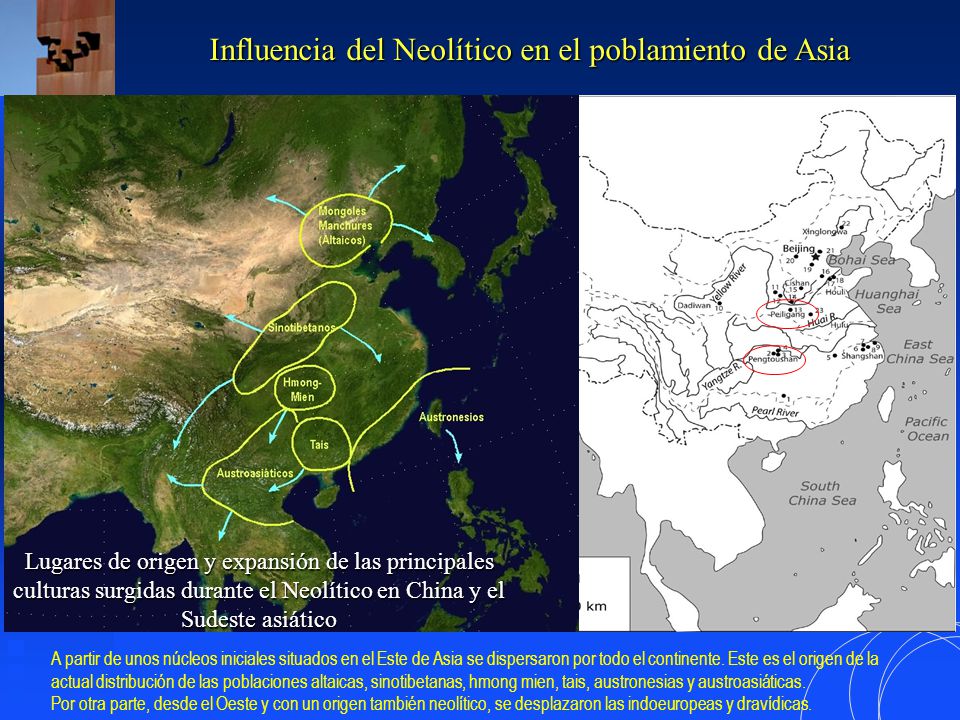 Influencia del Neolítico en el poblamiento de Asia