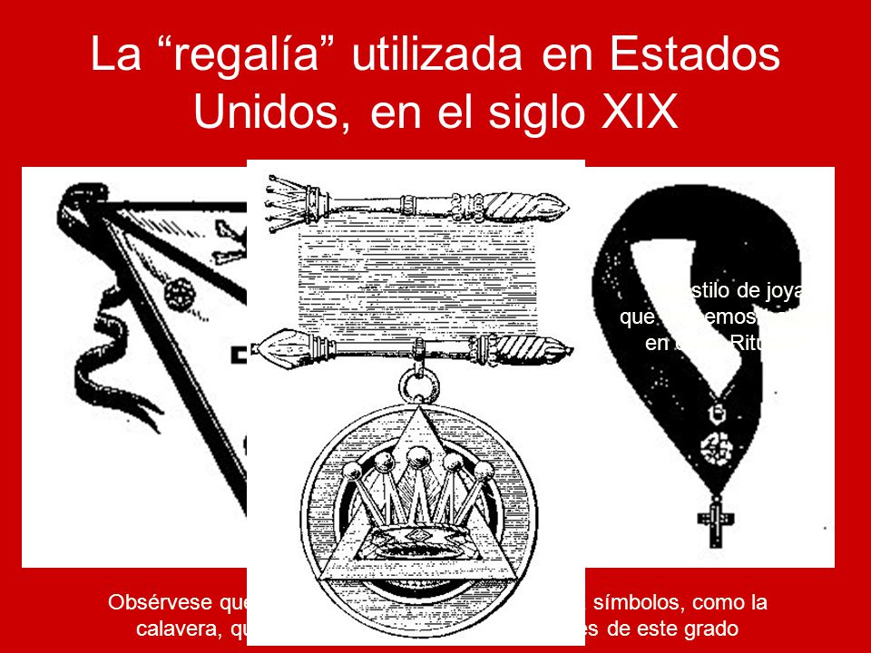 La regalía utilizada en Estados Unidos, en el siglo XIX