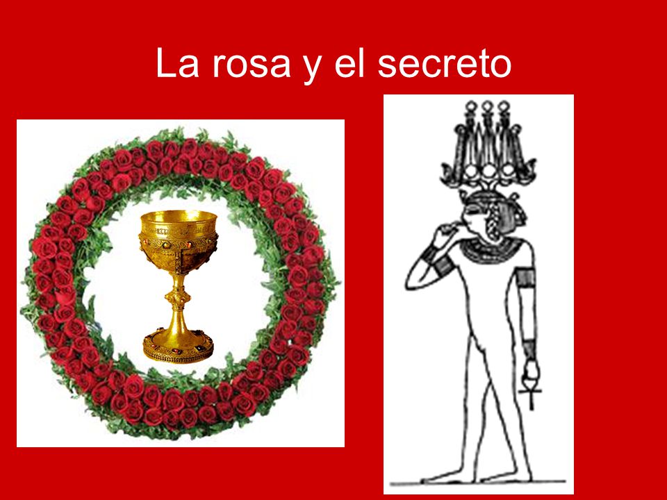 La rosa y el secreto Harpócrates, dios del silencio y del secreto, muchas veces fue representado con una corona de rosas.