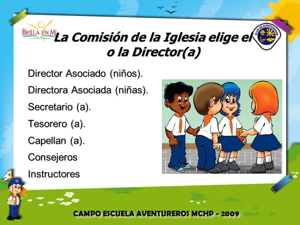 La Comisión de la Iglesia elige el o la Director(a)