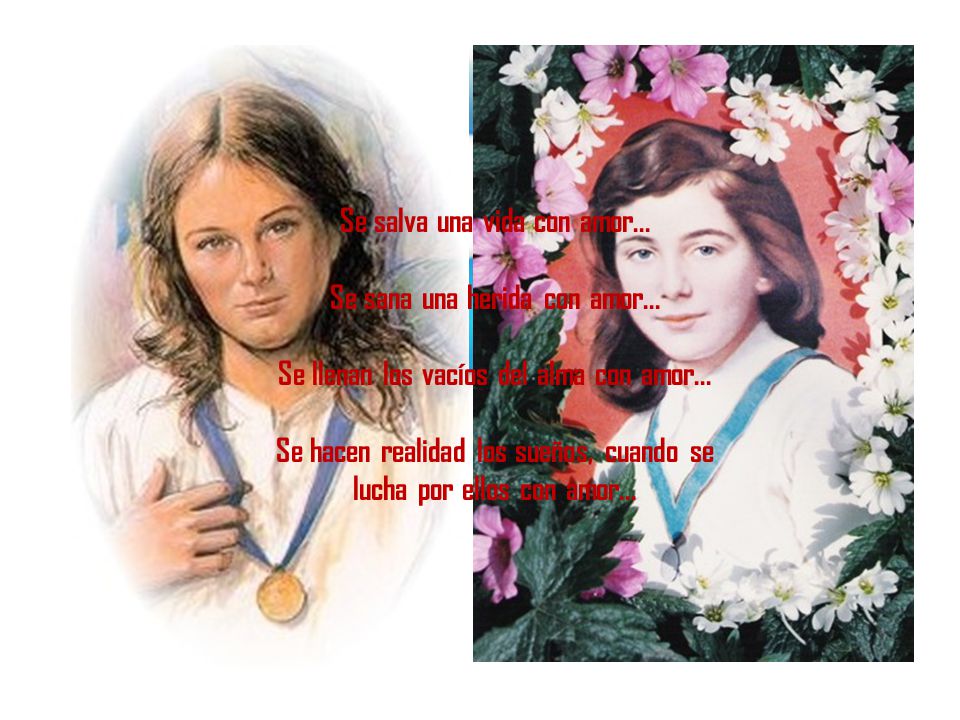 Se salva una vida con amor... Se sana una herida con amor...