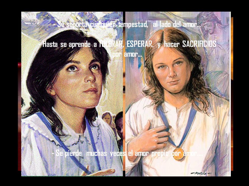 - Se soporta cualquier tempestad, al lado del amor...