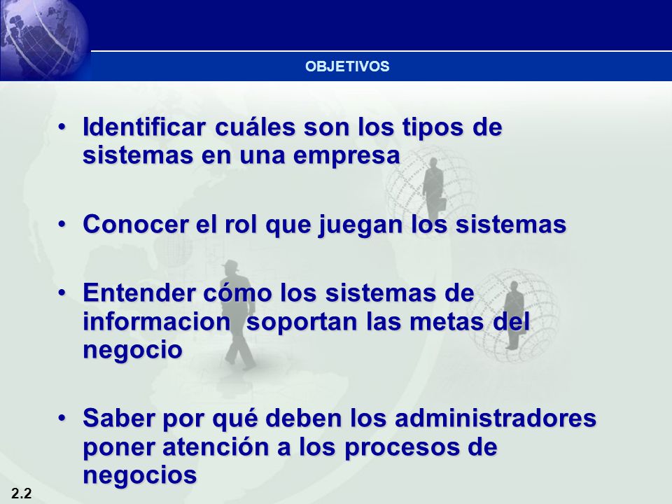 Identificar cuáles son los tipos de sistemas en una empresa