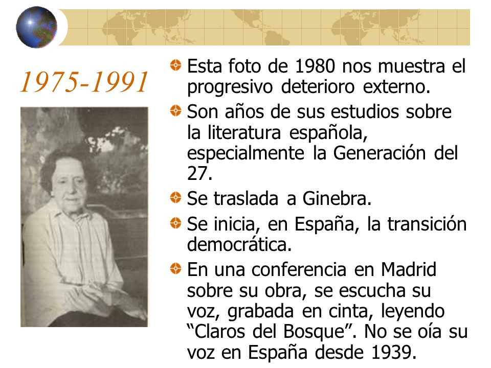 Esta foto de 1980 nos muestra el progresivo deterioro externo.