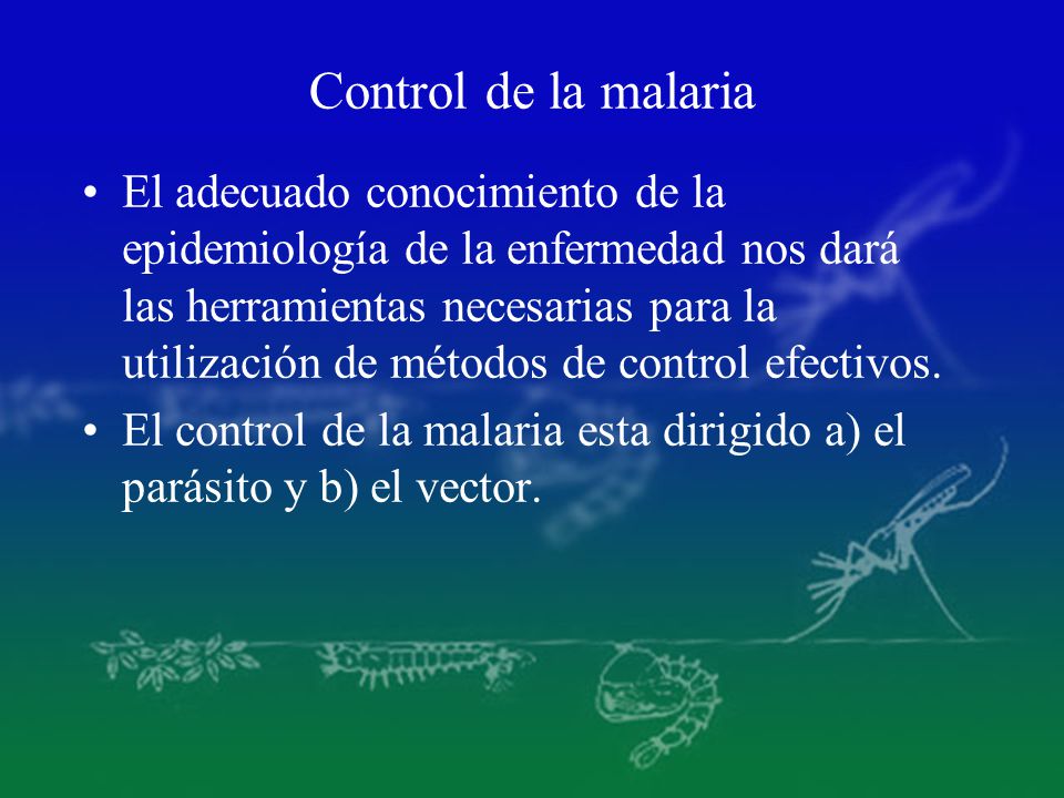 Control de la malaria