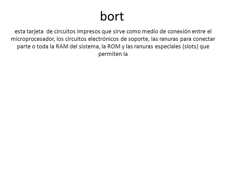 bort